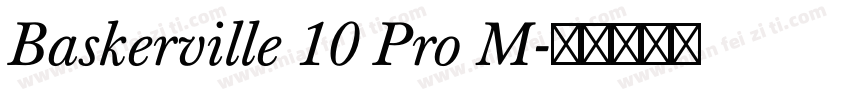 Baskerville 10 Pro M字体转换